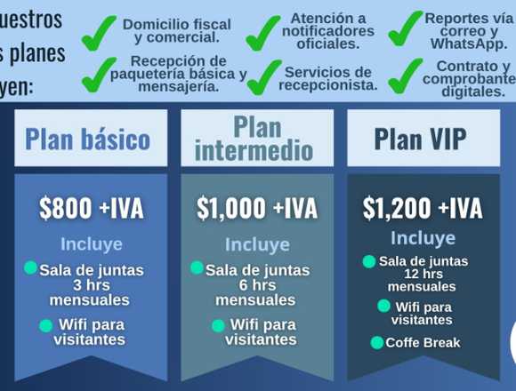 Renta OFICINA VIRTUAL CDMX en Cuauhtémoc (Municipio)