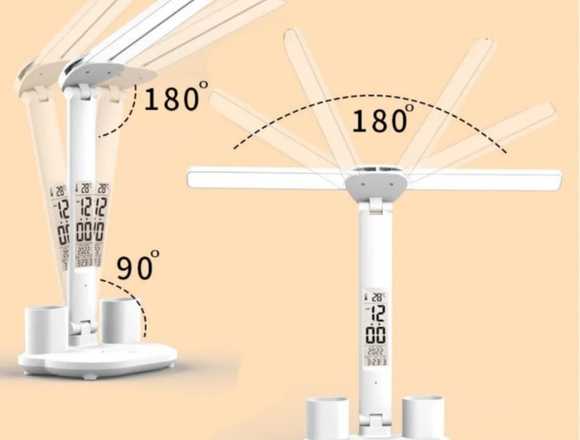 Lámpara de mesa de reloj LED recargable por USB, en Bogotá, D.C. (Municipio)