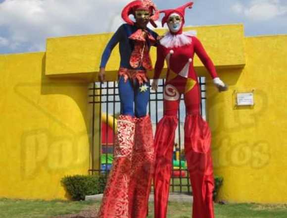 Espectáculo de zanqueros en tus fiestas PUEBLA. en Puebla (Municipio)
