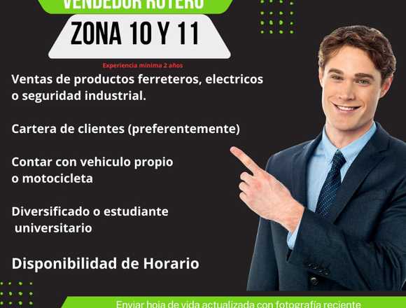 ASESOR DE VENTAS B2B VENDEDOR RUTERO en Chuarrancho (Municipio)