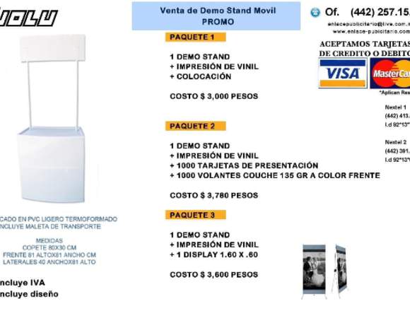 🌟 Venta y Renta de Stands para Eventos en Querétaro (Municipio)
