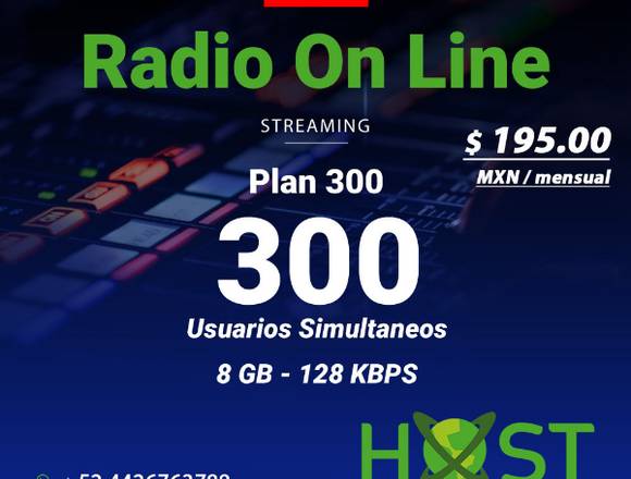 Streaming • Servidor de audio Streaming completo en Gustavo A. Madero (Municipio)