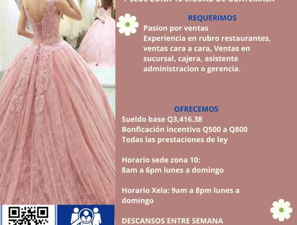 EJECUTIVA DE VENTAS CALL CENTER EN ESPAÑOL en San Raymundo (Municipio)