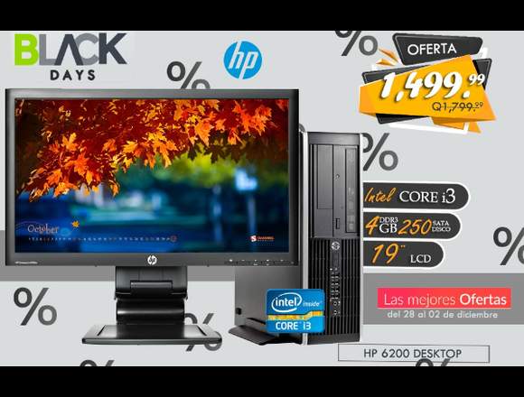 Computadora HP 6200 pro Core i5 en Quetzaltenango (Municipio)