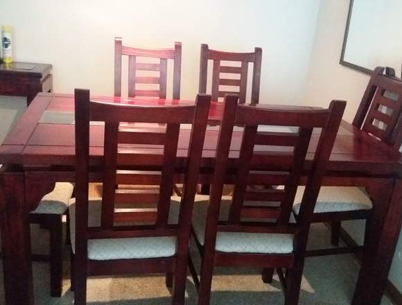Comedor 6 sillas impecable en Valparaíso (Comuna)