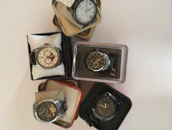 Vendo 5 relojes Originales usados en Bogotá, D.C. (Municipio)