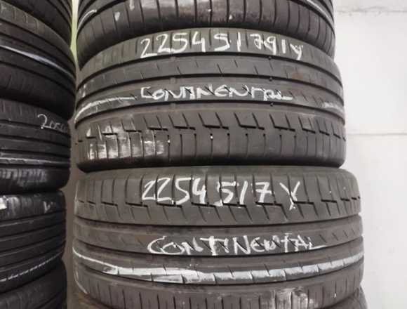 Vendo Neumáticos usados Continental 225/45 R17 91Y en Madrid (Municipio)