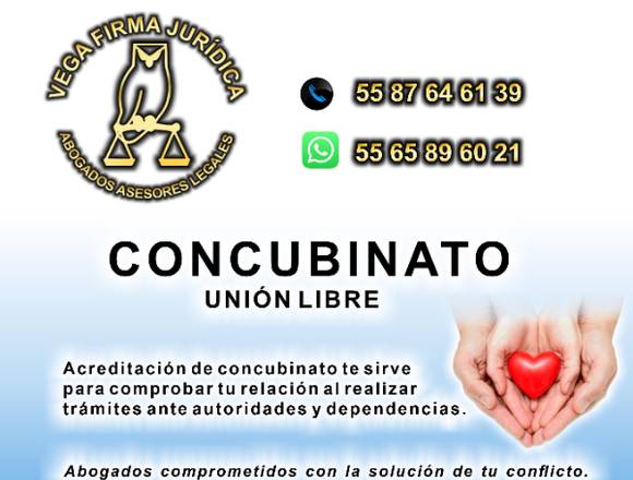 CONCUBINATO ASESORIA LEGAL 55 87 64 61 39 en Cuautitlán (Municipio)