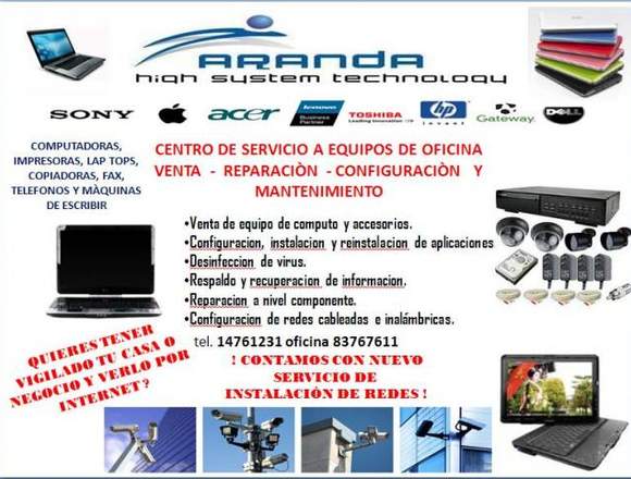Mantenimiento y Reparación de computadoras, laptop en San Nicolás de los Garza (Municipio)
