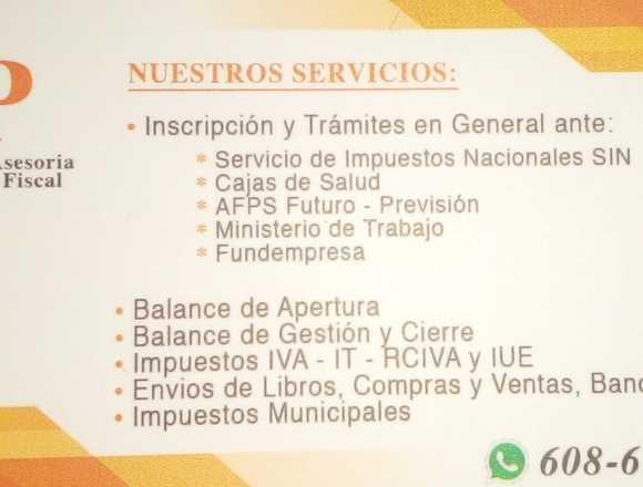 Servicios de Contabilidad y asesoría Tributaria en Santa Cruz (Localidad)