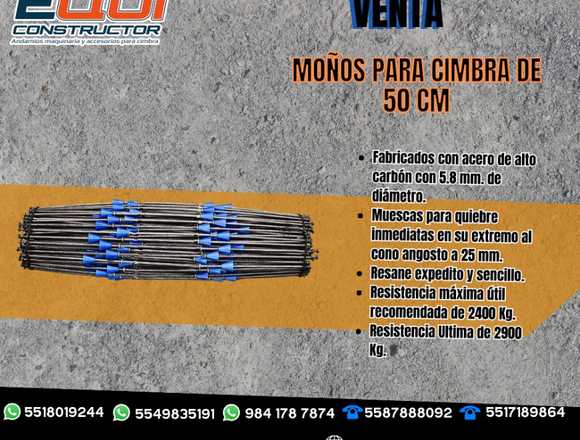 : Moños para cimbra de 50 cm en Baja California
