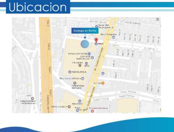 Rento bodega industrial en el estado de México