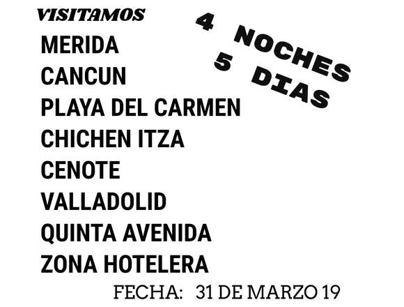 viaje a Cancun este 31 de marzo en Puebla (Municipio)
