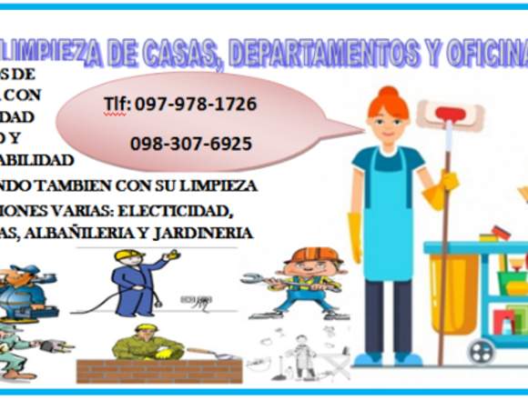 SERVICIOS DE LIMPIEZA en Empalme (Cantón)
