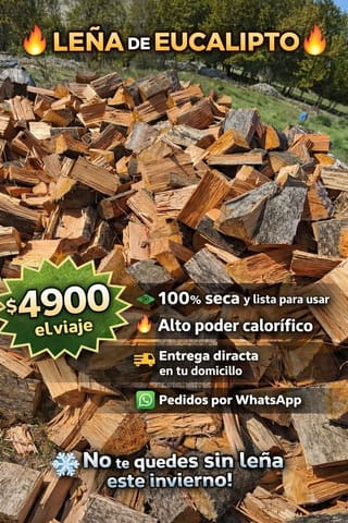 Leña seca eucalipto en Ciudad de La Costa (Localidad)