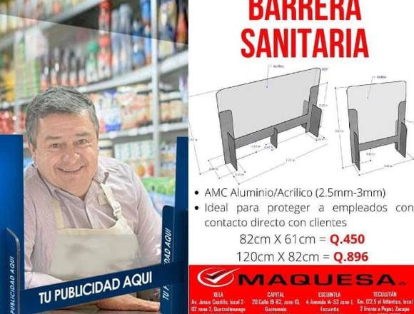 BARRERA SANITARIA MAQUESA CHIMALTENANGO en Chimaltenango (Municipio)