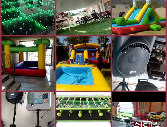 renta de equipo para eventos y terraza