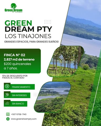 Lotes Frente Lago Gatun Financiados Directamente Desde 200 Quincenal en La Chorrera (Distrito)