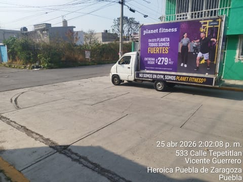 Perifoneo y vallas móviles en Puebla capital en Puebla (Municipio)