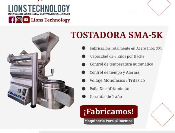 TOSTADORA EN ACERO INOX en Bucaramanga (Municipio)