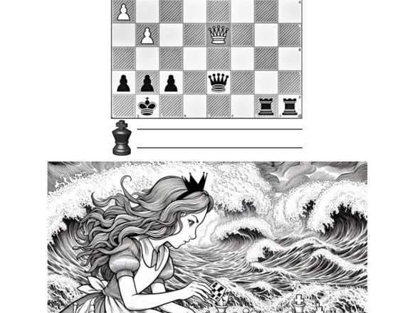 Libro de Ajedrez para colorear 50 Puzzles👑
