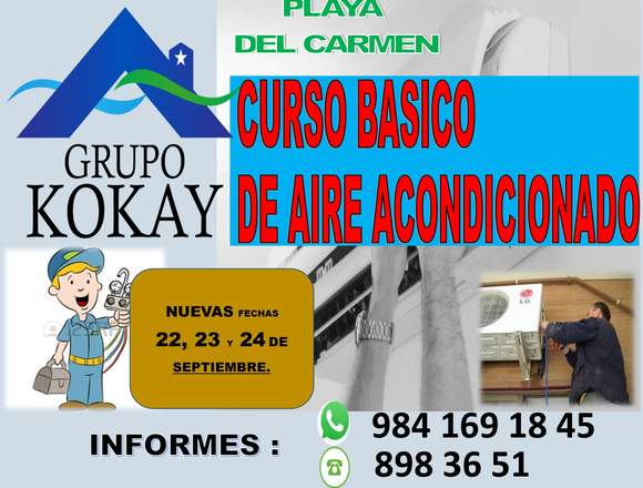 CURSO INTENSIVO EN AIRES ACONDICIONADOS en Quintana Roo (Municipio)