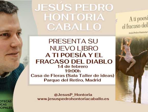 Jesús Pedro Hontoria Caballo presenta nuevo libro en Madrid (Municipio)