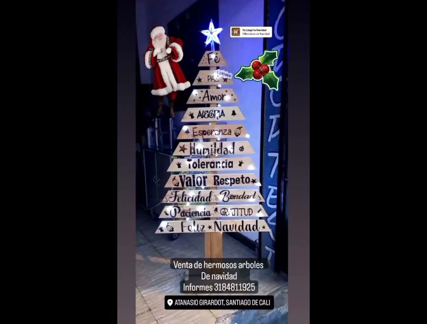 VENTA DE ARBOLES DE NAVIDAD en Santiago de Cali (Municipio)
