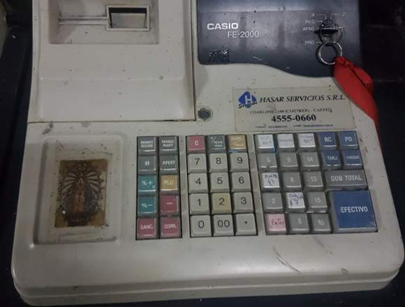 Registradora fiscal Casio como nueva en Lago Buenos Aires (Localidad)