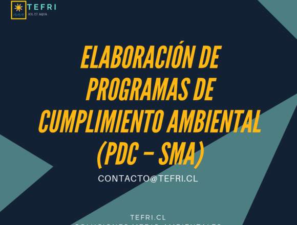 Elaboración de Programas de Cumplimiento Ambiental en Santiago (Comuna)