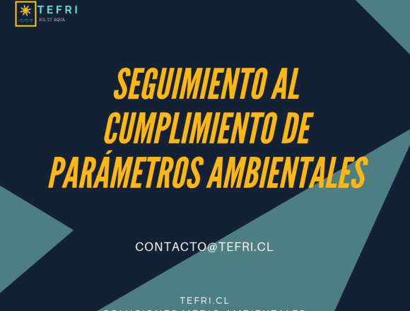 Seguimiento al cumplimiento Parámetros Ambientales en Santiago (Comuna)