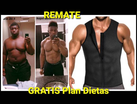 REMATE Camiseta Faja Sauna $15 GRATIS Plan Dietas