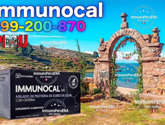 IMMUNOCAL DISPONIBLE PERU TELF 999200870 en Chorrillos (Lima 9) (Distrito)