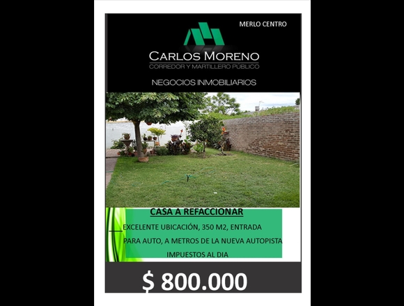 CASA A REFACCIONAR!!