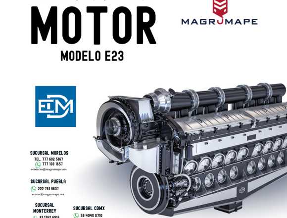 REFACCIONES PARA MOTOR DIESEL E23 EDM
