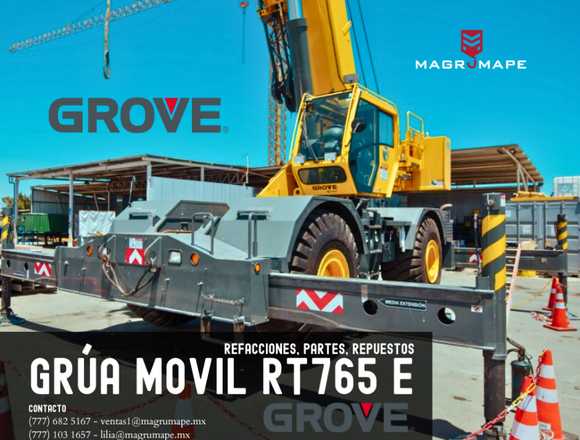 REFACCIONES PARA GRUA MOVIL GROVE en Puebla (Municipio)