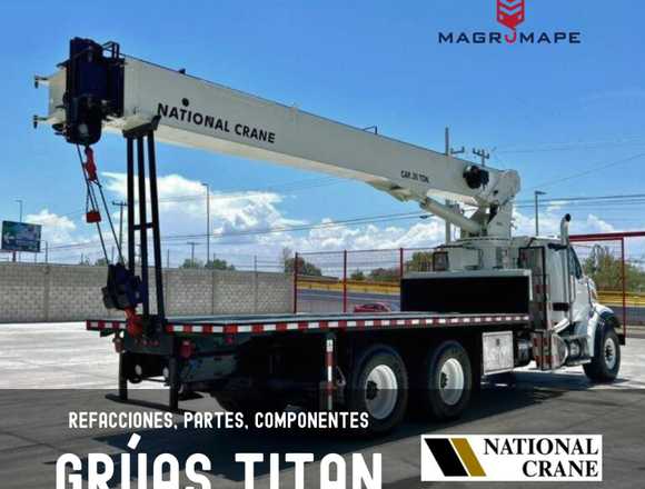 REFACCIONES PARA GRUAS TITAN NATIONAL CRANE