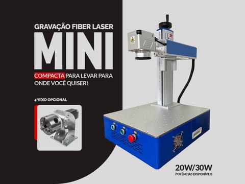Fiber Laser MINI - Máquina de Gravação a Laser