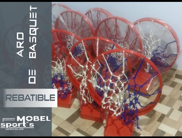 AROS DE BASQUET REBATIBLE/CON RESORTES DE TENSION