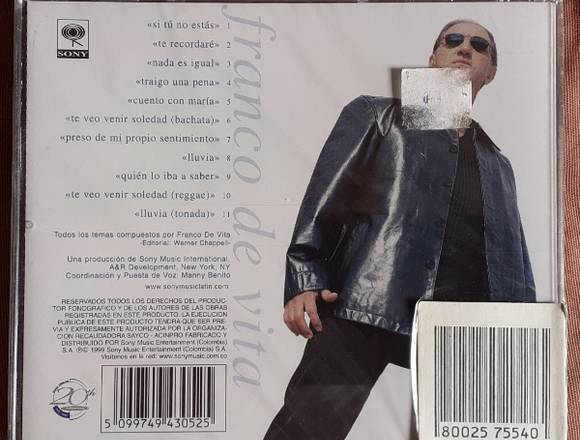 Cd Franco De Vita Nada Es Igual 100% Original en Libertador (Municipio)