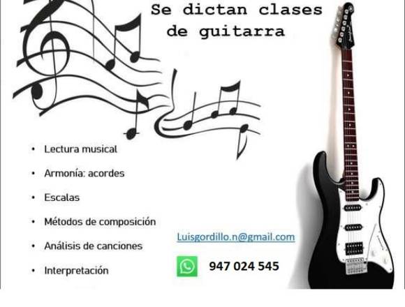Se dictan clases de musica en Breña (Lima 5) (Distrito)