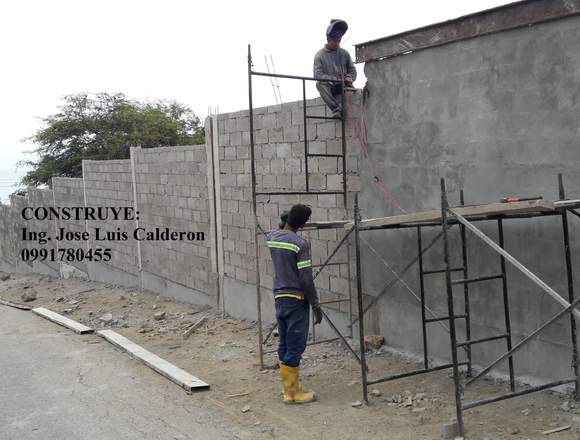Construimos cerramientos de hormigón armado en Empalme (Cantón)