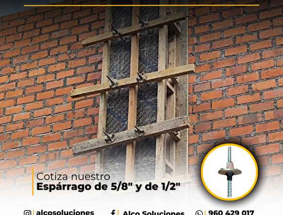 Barras roscadas de 3 metros para encofrado en Arequipa (Distrito)