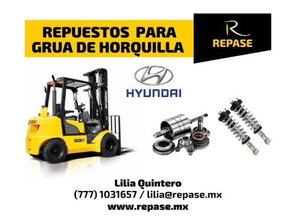 REPUESTOS PARA GRUAS DE HORQUILLAS HYUNDAI en Azcapotzalco (Municipio)