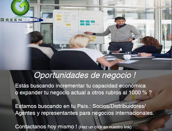 Oportunidades de Negocios -Rubro intenracional en Lima (Lima 1) (Distrito)
