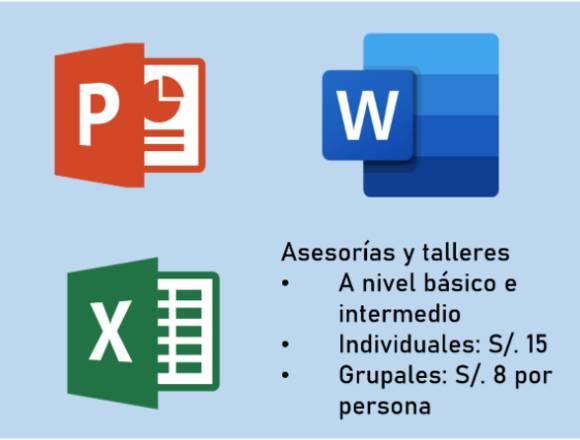 Clases de Excel, PowerPoint y Word. en Arequipa (Distrito)