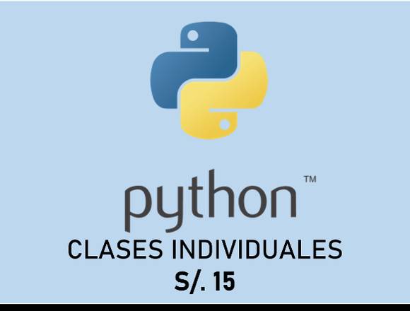 Clases en Python (nivel básico e intermedio) en Arequipa (Distrito)