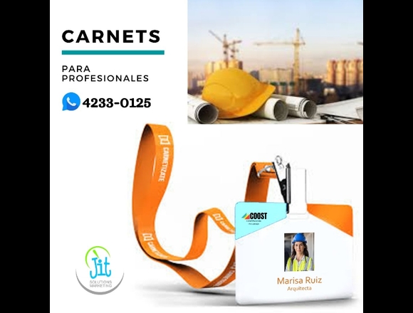 CARNETS DE IDENTIFICACION PARA PROFESIONALES en Santa Catarina Pinula (Municipio)