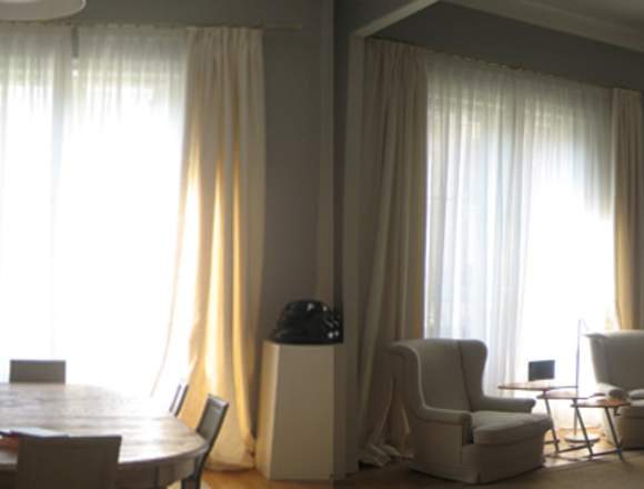 cortinas convencionales (visillo y pesada)