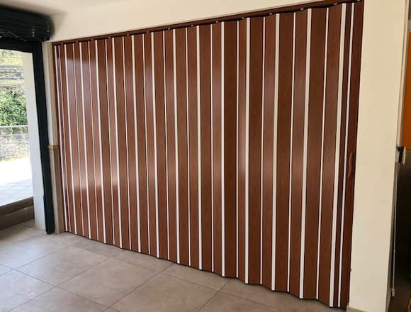 puertas plegables americanas de pvc